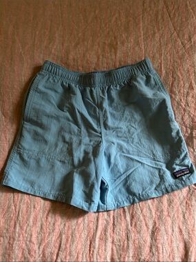 Patagonia Dusty Blue swim trunks